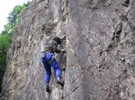 Mを登る男前