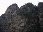 馬ノ背から望む雪彦山大天井岳